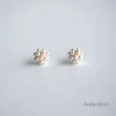 パールピアス　ビーズ小玉　Hiiiii様専用2点