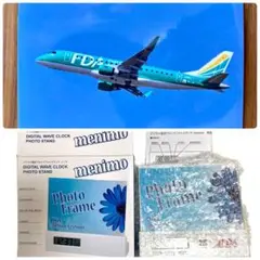 FDA 写真立て ② フジドリームエアラインズ 飛行機 ポストカードフレーム
