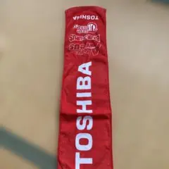 TOSHIBA 応援タオル 赤