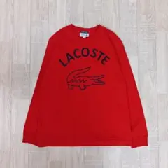 ラコステ×ビームス/別注 ビッグワニロングスリーブTシャツ/日本製/アーチロゴ