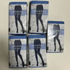 新品未開封 正規品 BELMISE ベルミス スリムタイツ Mブラック 5枚