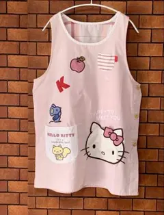 ❤︎ハローキティ❤︎エプロン　保育士　桃色