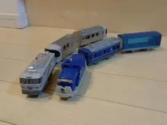 プラレール【寝台特急セット】カシオペア号&カートレインセット　まとめ売り