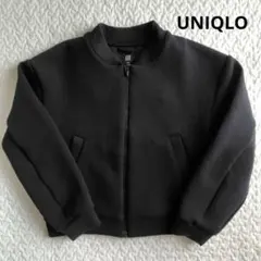 UNIQLO　スウェットブルゾン　110 ブラック