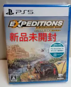 EXPEDITIONS A MUDRUNNER GAME PS5 新品未開封