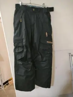 ESTIVO ブラック スノーボード パンツ 多ポケット