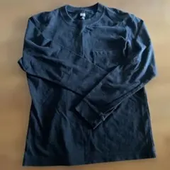UNIQLO U ブラック 長袖カットソー 160