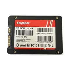 KingSpec 2.5インチ SATA SSD 512GB (P3-512)