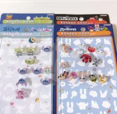 （正規品）おすそ分け♡4種類・ボンボンドロップシール②ディズニー・スティッチ