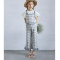 ペアマノン チェック柄 セットアップ キャミソール パンツ S