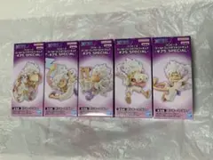 新品未開封 5種コンプセットワンピース WCF -ギア5 SPECIAL-①