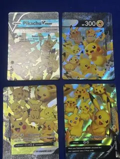 ポケカ　ピカチュウ　V Union ブイユニオン　4枚セット　英語版