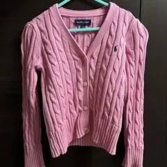 Ralph Lauren ピンク カーディガン 130