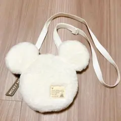 ディズニークリスマス2025 ミッキー ショルダーバッグ ホワイト