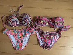 【2点セット】レディース ビキニ 水着 まとめ売りM