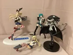 【ジャンク品】艦これ・初音ミク フィギュア 4体セット パーツ取り・改造用