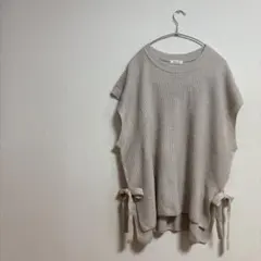 Adoon plain サイドムスビニットベスト Ｌサイズ