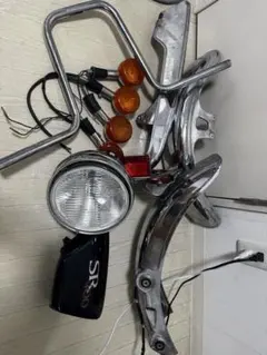 SR400 純正ウインカー　美品 YAMAHA ヤマハ純正 SR400 SR500 初期型ウインカーレンズ ネジ