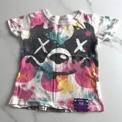 LOVE REVO ラブレボ 半袖Tシャツ 90cm 総柄 保育園　キッズのサムネイル