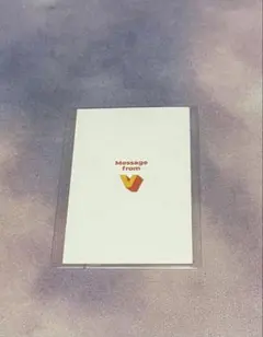 BTS V テテ テヒョン Butter メッセージカード