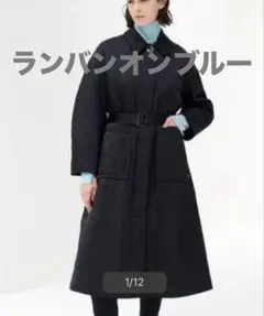 LANVIN on blue ランバンオンブルー◾️ネイビー中綿コート /匿名発送