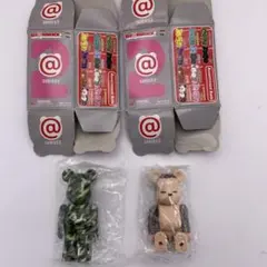 BE@RBRICK 100%×初期　2体セット　シリーズ2 ベアブリック②