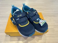 新品未使用 ムーンスターcarrot ネイビー スニーカー 18.5cm 2E