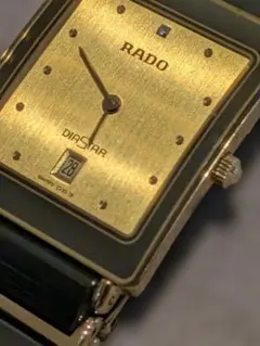 587 稼動 RADO 時計 DIASTAR ゴールド スクエア メンズ 希少 - メルカリ