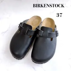 極美品 ビルケンシュトック 37 24.0 ボストン サボサンダル スエード 黒 ビルケンシュトック 37 24.0 ボストン サボサンダル スエード モカ