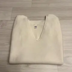UNIQLO ニットベスト ホワイト　M