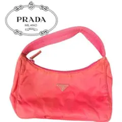 PRADA ナイロン ミニハンドバッグ ピンク - メルカリ