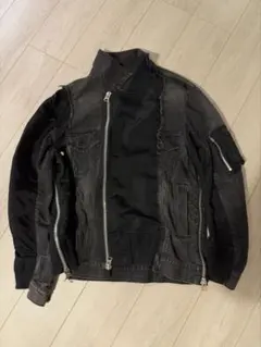 sacai 再構築MA-1ドッキングデニムジャケット
