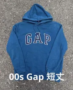 00s GAP ロゴパーカー 短丈 ボックスシルエット
