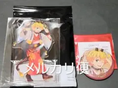 鬼滅の刃　干支　2026　午年　アクリルスタンド　箔押し缶バッジ　我妻善逸