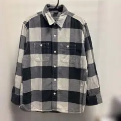 GapKids 140cm チェック柄長袖シャツ