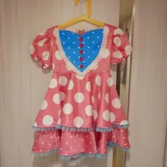 パルパルーザ　ミニー　衣装 120cm相当　ディズニー　コス　キッズ　手袋付き