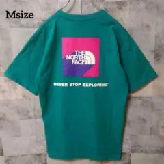 THE NORTH FACE Msize 半袖Tシャツ スクエアロゴ グリーン