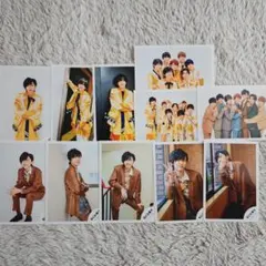 【匿名配送】道枝駿佑　ジュニア時代　公式写真　11枚セット