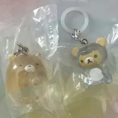 サンエックス すみっコぐらし リラックマきょうりゅう着ぐるみ めじるしアクセ２点