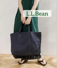 【未使用】L.L.BEAN エルエルビーン　グローサリートート　ネイビー