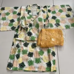 BREEZE ブリーズ　キッズ子供用甚平　かんたん浴衣110 女の子用　オシャレ