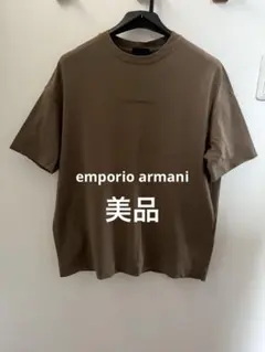 EMPORIO ARMANI ブラウン Tシャツ