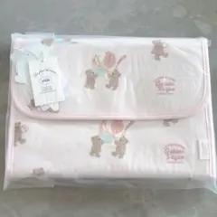 ＊ジェラートピケ アイスクリームベア柄母子手帳ケース Ｌサイズ ピンク＊新品のサムネイル