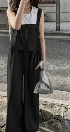 【新品・未使用品】FRIFUL サロペット　ジャンプスーツ　オールインワン　L