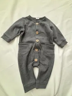 GAP グレー ロンパース 3-6ヶ月