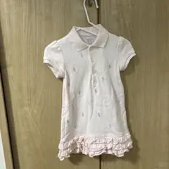 ラルフローレン　ピンクフリルワンピース　18M