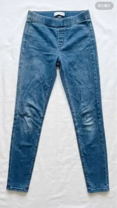 ユニクロ ヒートテック ストレッチ デニム レディース レギンスパンツ Sサイズ