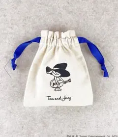 FLAPPER Tom &Jerry ペコスおじさん　巾着