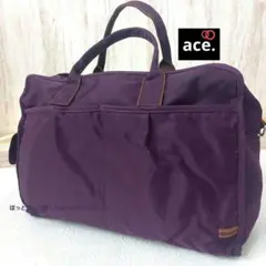 未使用級　ace.エース　多機能ボストンショルダー　エコバッグスマホポーチ付
