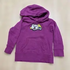 F.O.KIDS パープル 濃い ピンク フード付きトレーナー 90